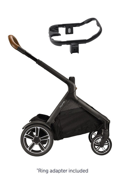 Nuna DEMI Grow + PIPA RX Travel System with Aire Protect Canopy + Classic Canopy - Caviar - ST08120CVR-CF12508600CVR