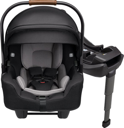 Nuna DEMI Grow + PIPA RX Travel System with Aire Protect Canopy + Classic Canopy - Caviar - ST08120CVR-CF12508600CVR