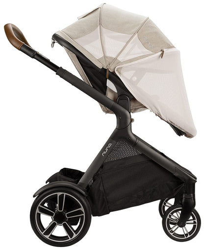 Nuna DEMI Grow + PIPA RX Travel System with Aire Protect Canopy + Classic Canopy - Hazelwood / Caviar - ST08122HAZ-CF12508600CVR
