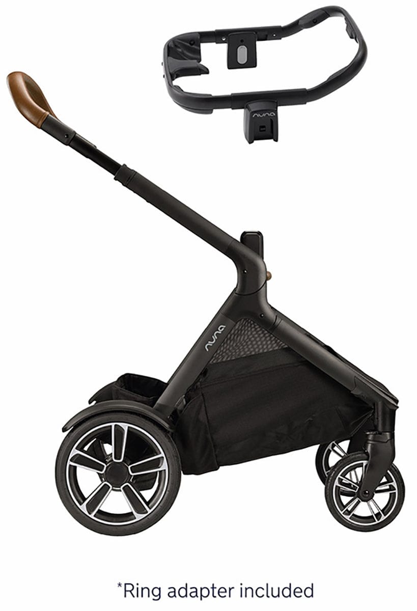 Nuna DEMI Grow + PIPA RX Travel System with Aire Protect Canopy + Classic Canopy - Hazelwood / Caviar - ST08122HAZ-CF12508600CVR