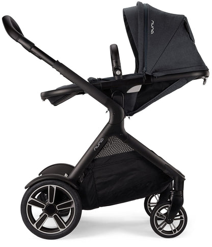 Nuna DEMI Grow Double Stroller with Aire Protect Canopy + Classic Canopy - Ocean