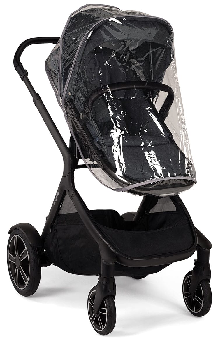 Nuna DEMI Grow Double Stroller with Aire Protect Canopy + Classic Canopy - Ocean