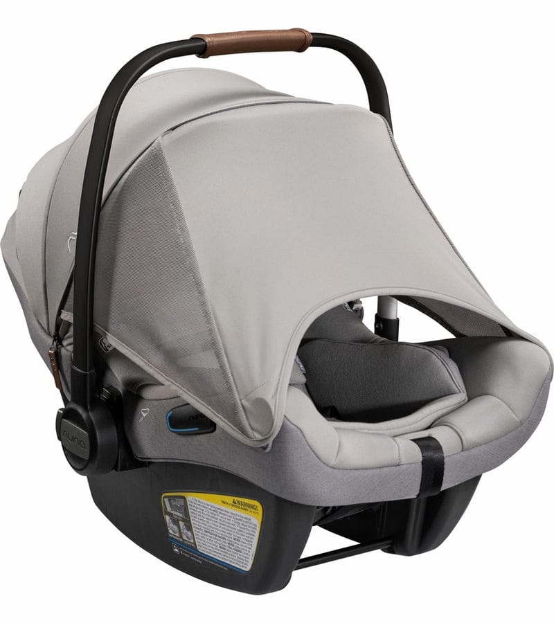Nuna DEMI Grow + PIPA Lite RX Travel System Bundle - Frost/Frost - ST08110FRT-CF10208600FRT