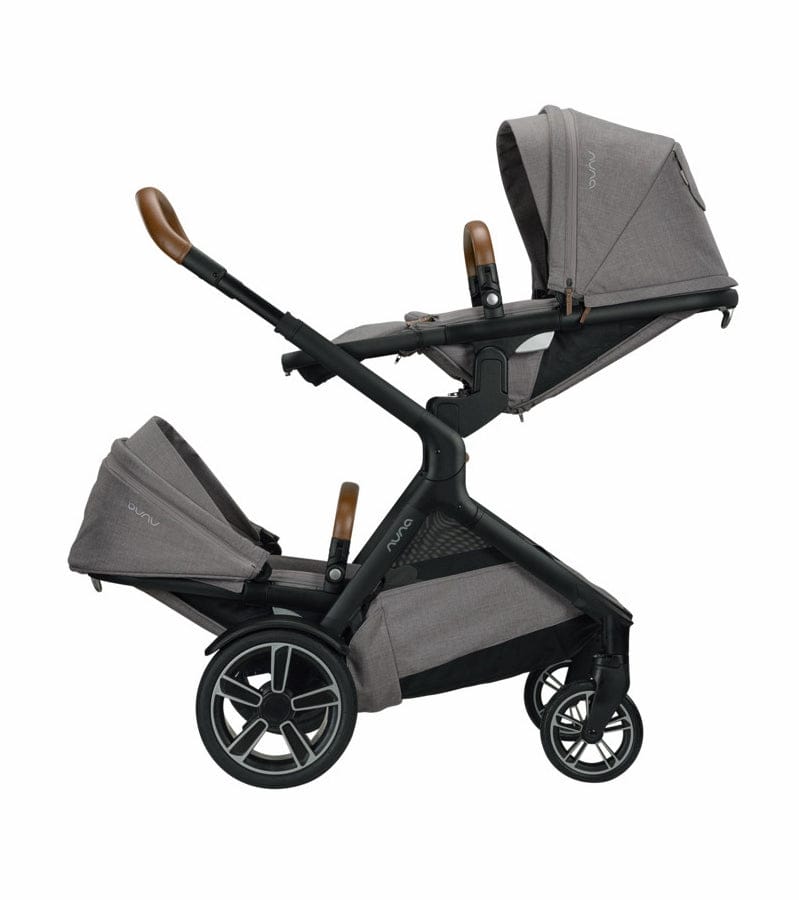 Nuna DEMI Grow + PIPA Lite RX Twin Travel System Bundle - Frost/Frost - TWIN-ST08110FRT-CF10208600FRT