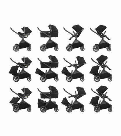 Nuna DEMI Grow + PIPA Lite RX Twin Travel System Bundle - Frost/Frost - TWIN-ST08110FRT-CF10208600FRT