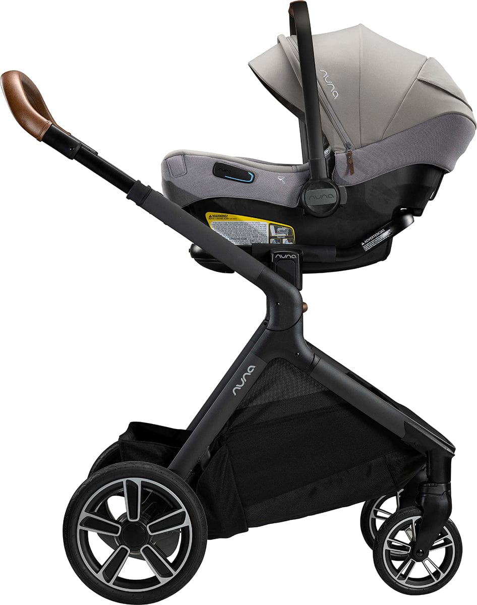 Nuna DEMI Grow + PIPA Lite RX Twin Travel System Bundle - Frost/Frost - TWIN-ST08110FRT-CF10208600FRT