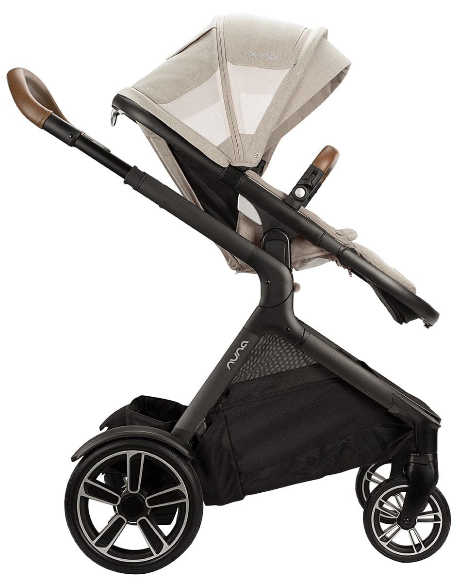 Nuna DEMI Grow Single-to-Double Stroller with Aire Protect Canopy + Classic Canopy - Hazelwood - ST08122HAZ
