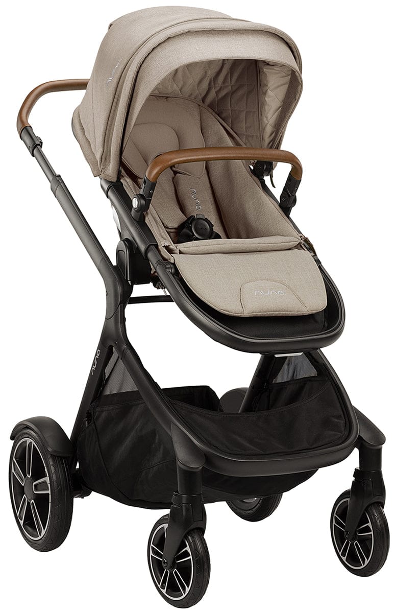 Nuna DEMI Grow Single-to-Double Stroller with Aire Protect Canopy + Classic Canopy - Hazelwood - ST08122HAZ