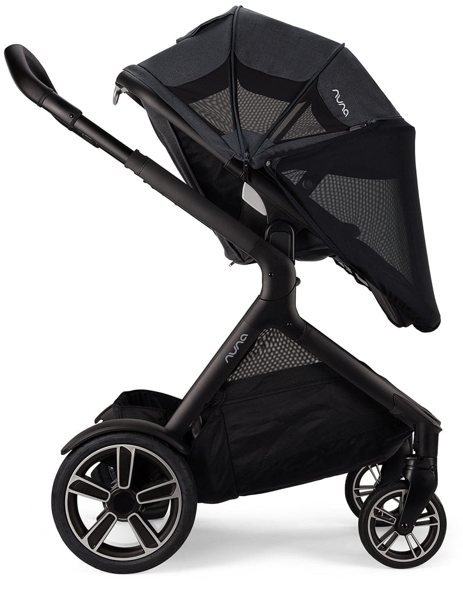Nuna DEMI Grow Single-to-Double Stroller with Aire Protect Canopy + Classic Canopy - Ocean - ST08120OCN