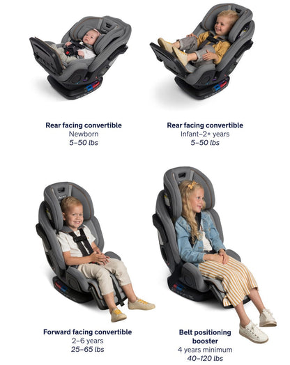 Nuna EXEC All-In-One Convertible Car Seat - Hazelwood - CS09302HAZ