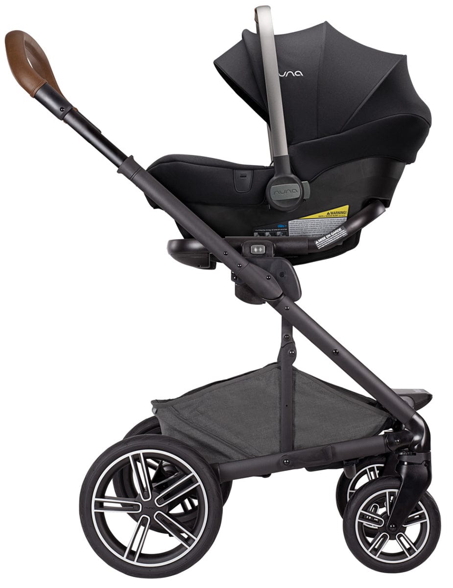 Nuna MIXX Next + PIPA Lite RX Travel System Bundle - Hazelwood / Caviar - ST13440HAZ-CF10208600CVR