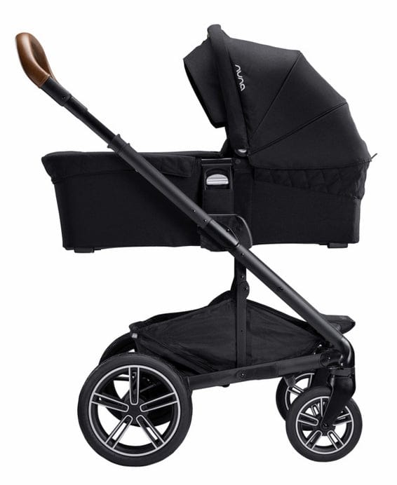 Nuna MIXX Next Stroller + Bassinet Bundle - Granite - ST13420GRN-CC09810CVR