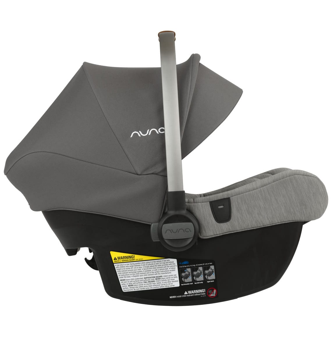 Nuna Pipa Lite Infant Car Seat - Granite - CF08500GRN