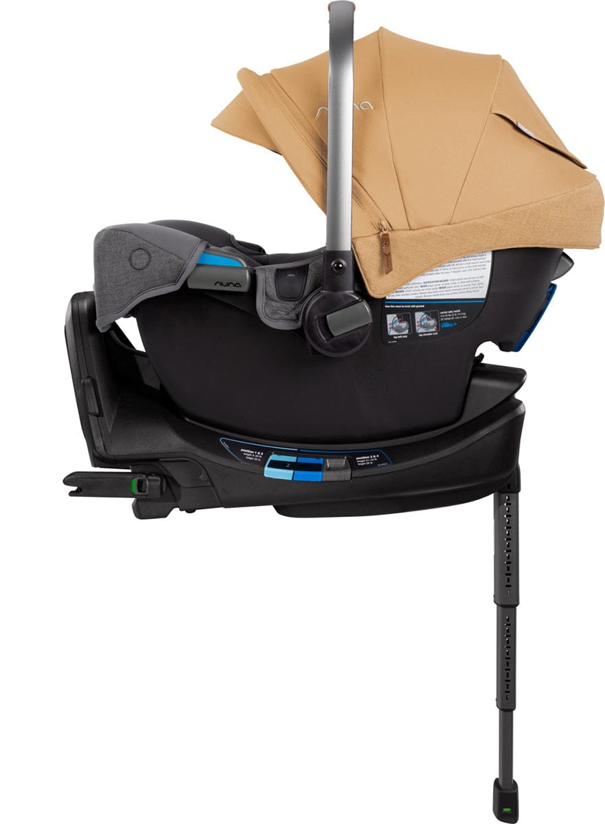 Nuna PIPA RX Infant Car Seat + RELX Base with Load Leg - Camel