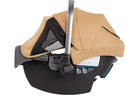 Nuna PIPA RX Infant Car Seat + RELX Base with Load Leg - Camel