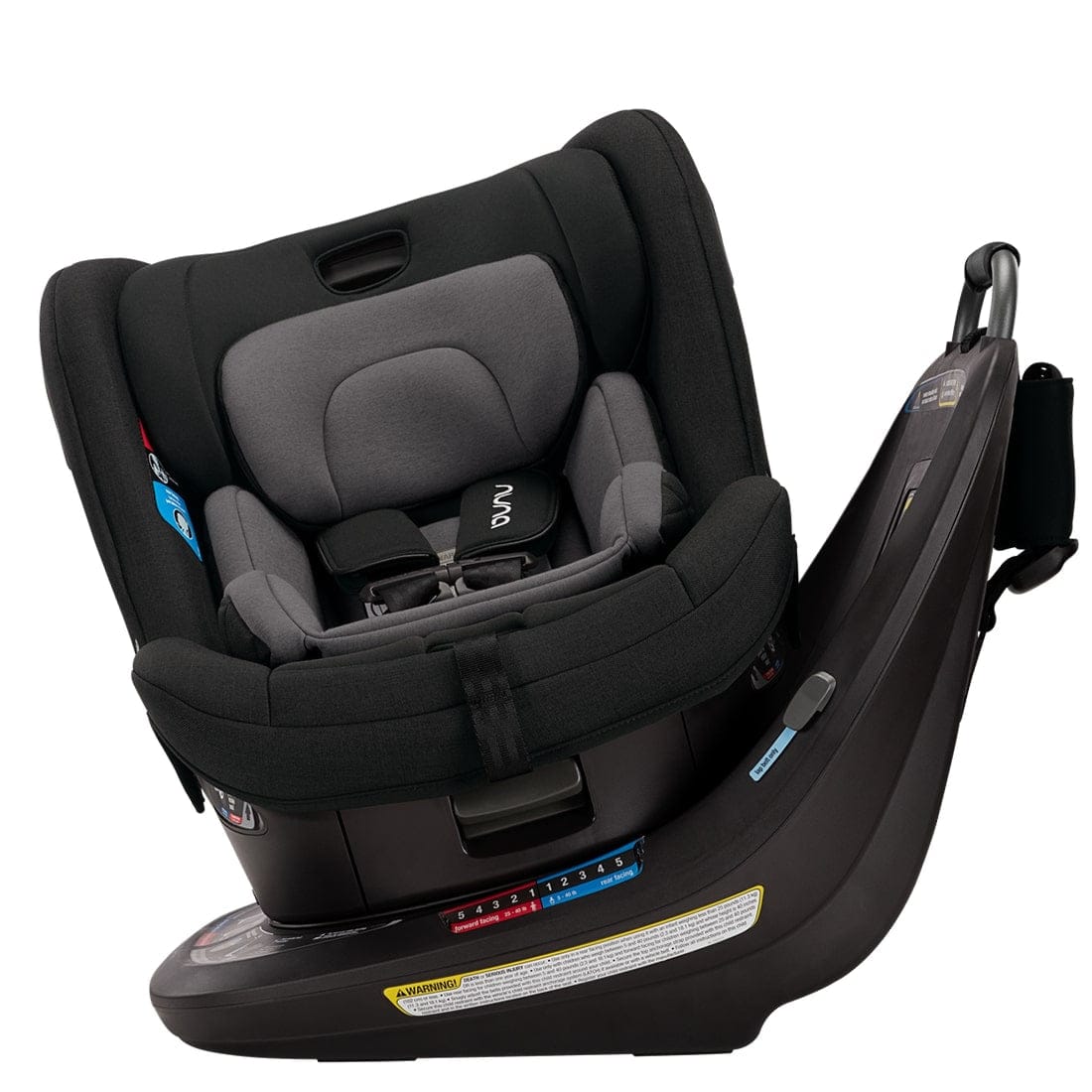 Nuna REVV Rotating Convertible Car Seat - Caviar - CS13600CVR
