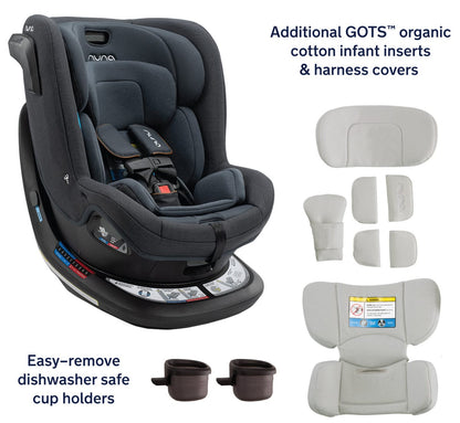 Nuna REVV Rotating Convertible Car Seat - Ocean - CS13600OCN