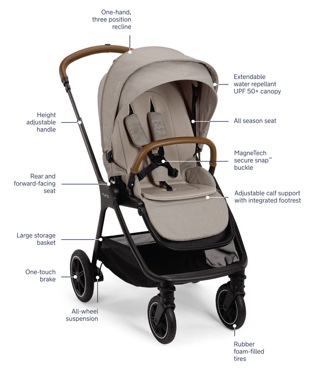 Nuna TRIV Next + PIPA Lite RX Travel System Bundle - Hazelwood - ST16601HAZ-CF10208609HAZ