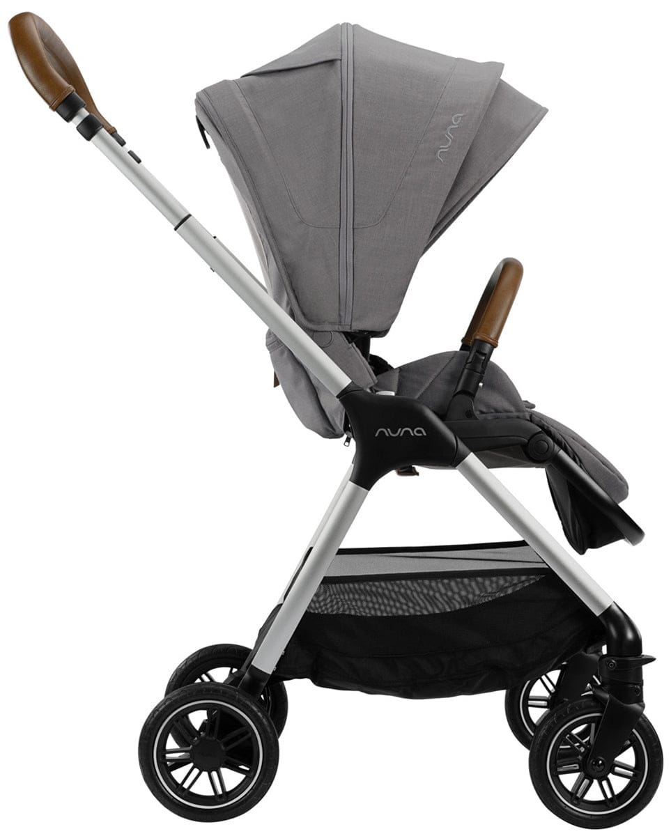 Nuna TRIV Compact Stroller with Magnetic Buckle - Frost