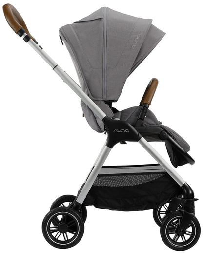 Nuna TRIV Compact Stroller with Magnetic Buckle - Frost