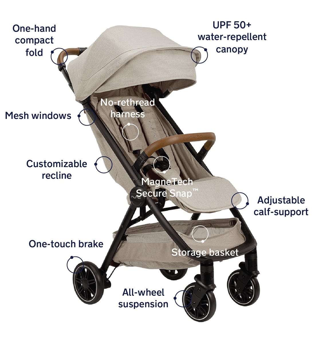 Nuna TRVL + PIPA RX Travel System Bundle - Hazelwood - ST15712HAZ-CF12508603HAZ