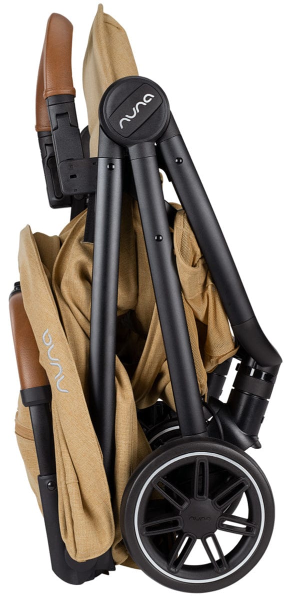 Nuna TRVL Self-Folding Compact Stroller - Camel - ST15706CAM
