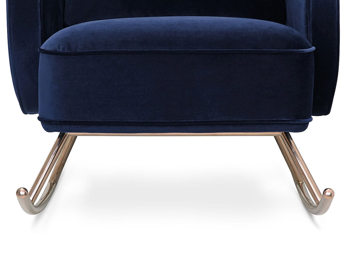 Nursery Works Compass Rocker - Navy Velvet - NW17087BLV