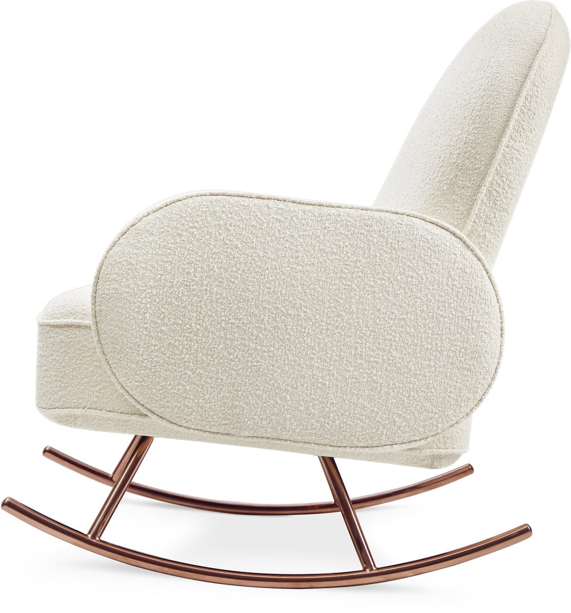 Nursery Works Compass Rocker - White Boucle - NW17087WB