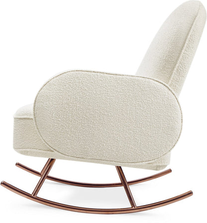 Nursery Works Compass Rocker - White Boucle - NW17087WB