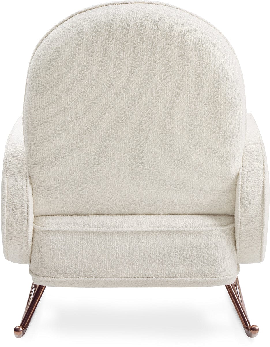 Nursery Works Compass Rocker - White Boucle - NW17087WB