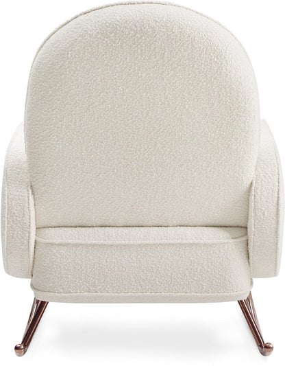 Nursery Works Compass Rocker - White Boucle - NW17087WB