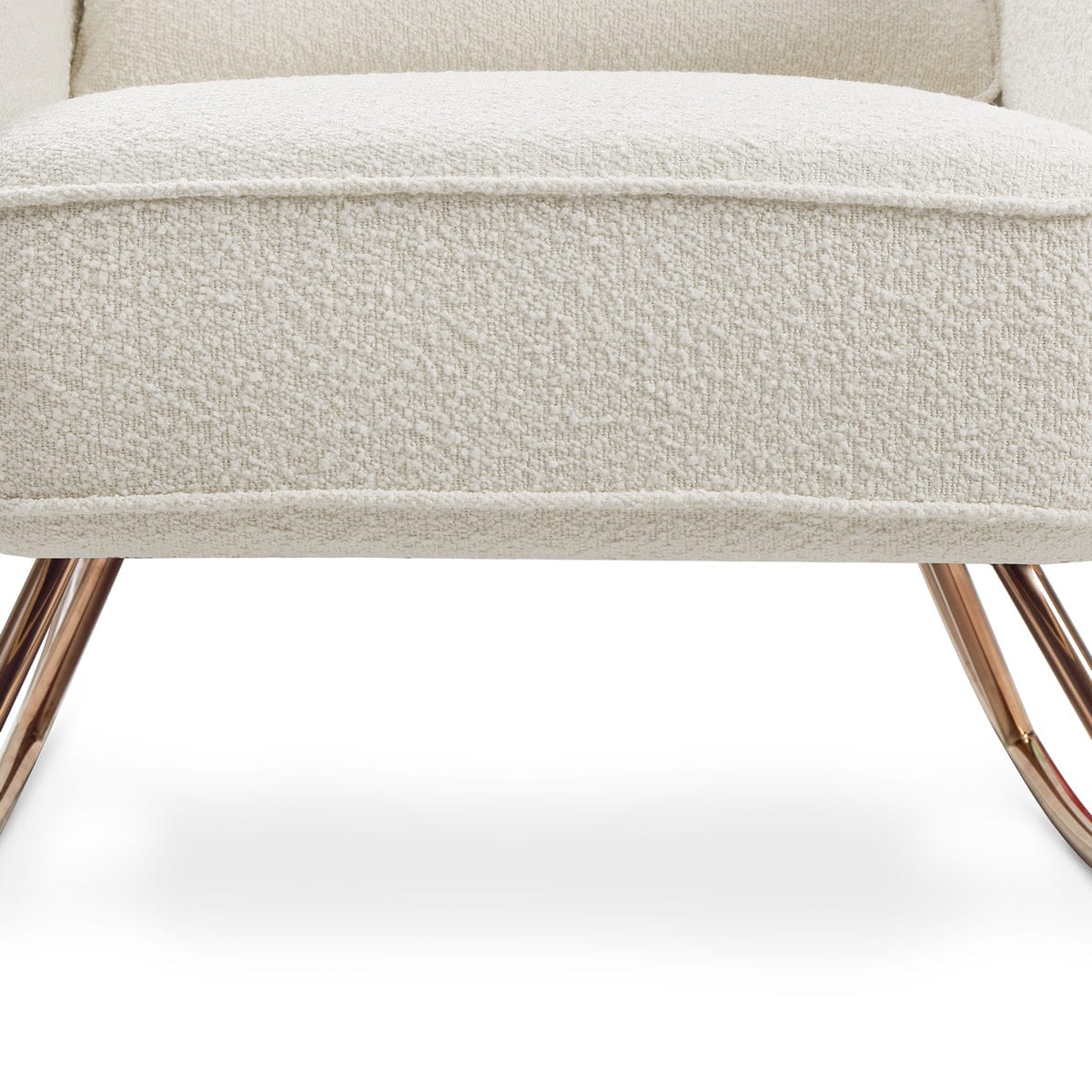 Nursery Works Compass Rocker - White Boucle - NW17087WB