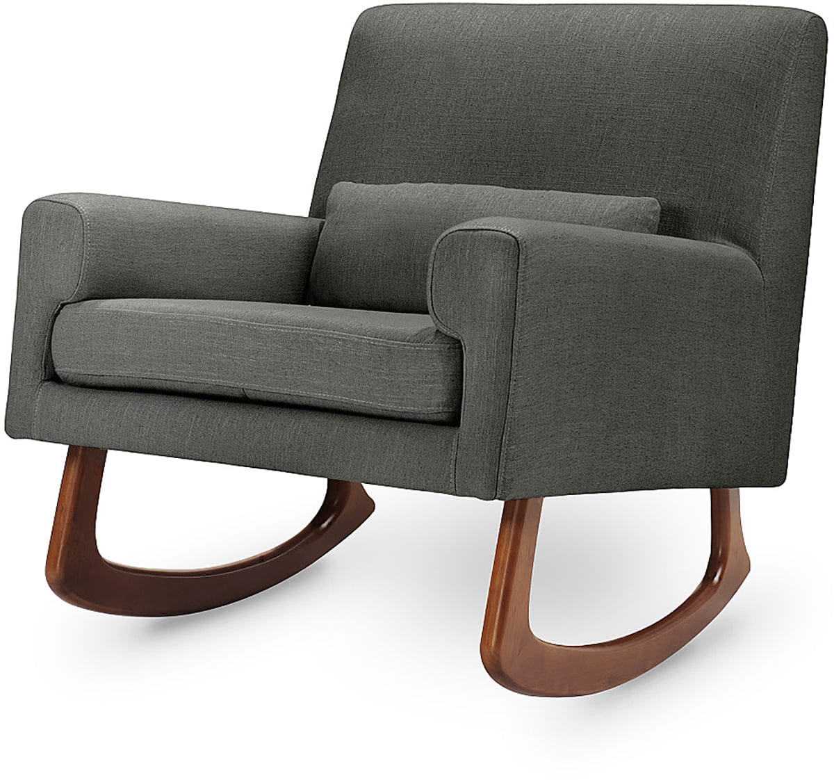 Nursery Works Sleepytime Rocker, Walnut Legs - Charcoal - 1085ROA
