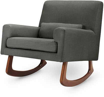 Nursery Works Sleepytime Rocker, Walnut Legs - Charcoal - 1085ROA