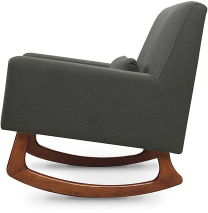 Nursery Works Sleepytime Rocker, Walnut Legs - Charcoal - 1085ROA