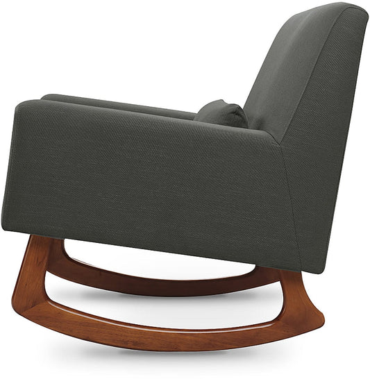Nursery Works Sleepytime Rocker, Walnut Legs - Charcoal - 1085ROA