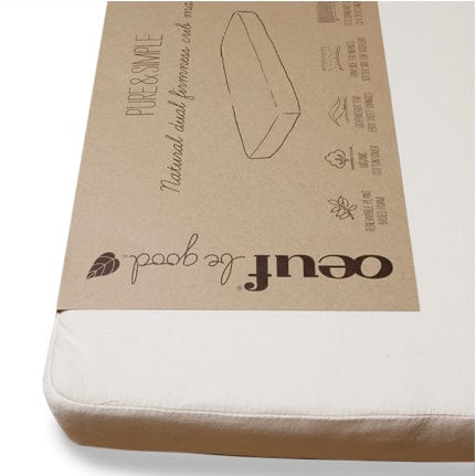 Oeuf Pure & Simple Natural Dual Firm Crib Mattress - OEUF500F