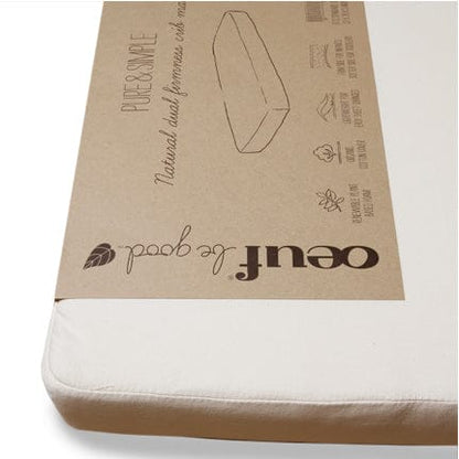 Oeuf Pure & Simple Natural Dual Firm Crib Mattress - OEUF500F