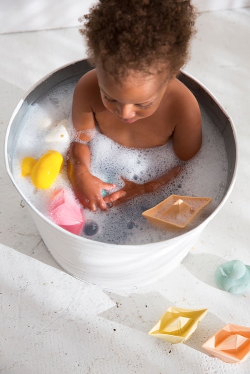 Oli & Carol Origami Boat Bath Toy - Nude - L-OB-UNIT-NUDE