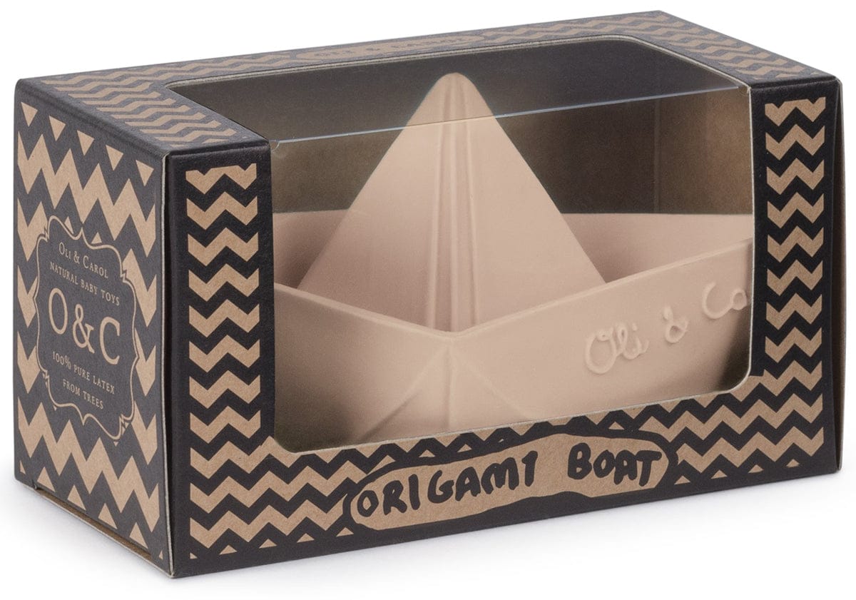 Oli & Carol Origami Boat Bath Toy - Nude - L-OB-UNIT-NUDE