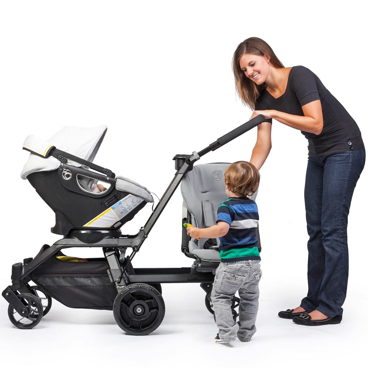 Orbit Baby Helix Plus Double Stroller Upgrade Kit - Black - ORB812000