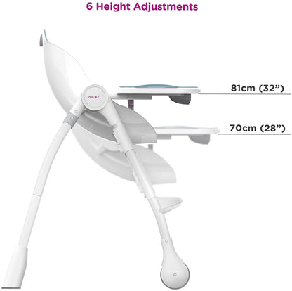 Oribel Cocoon Delicious High Chair - Blue Raspberry Marshmallow - OR205-90001