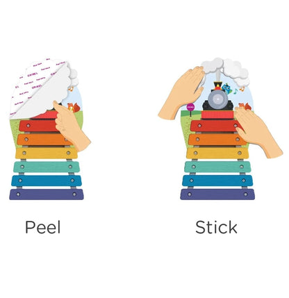 Oribel VertiPlay Musical Rail Track Xylophone Wall Toy - OR816-90002