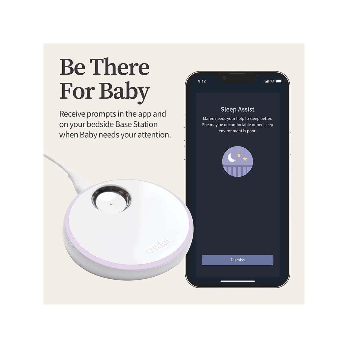 Owlet Dream Sock Plus Smart Baby Monitor - Mint - BMPL1NMMCJ