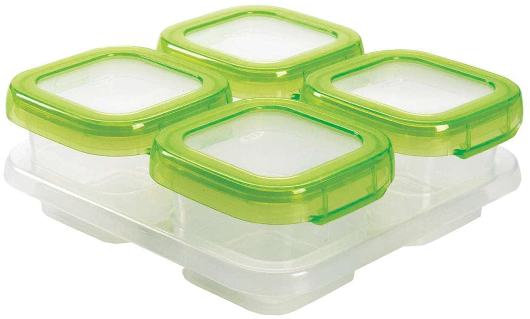 OXO Tot Baby Blocks Freezer Storage Containers 4-Ounce Set