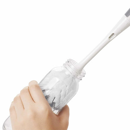 OXO Tot Bottle Brush with Nipple Cleaner & Stand - Gray