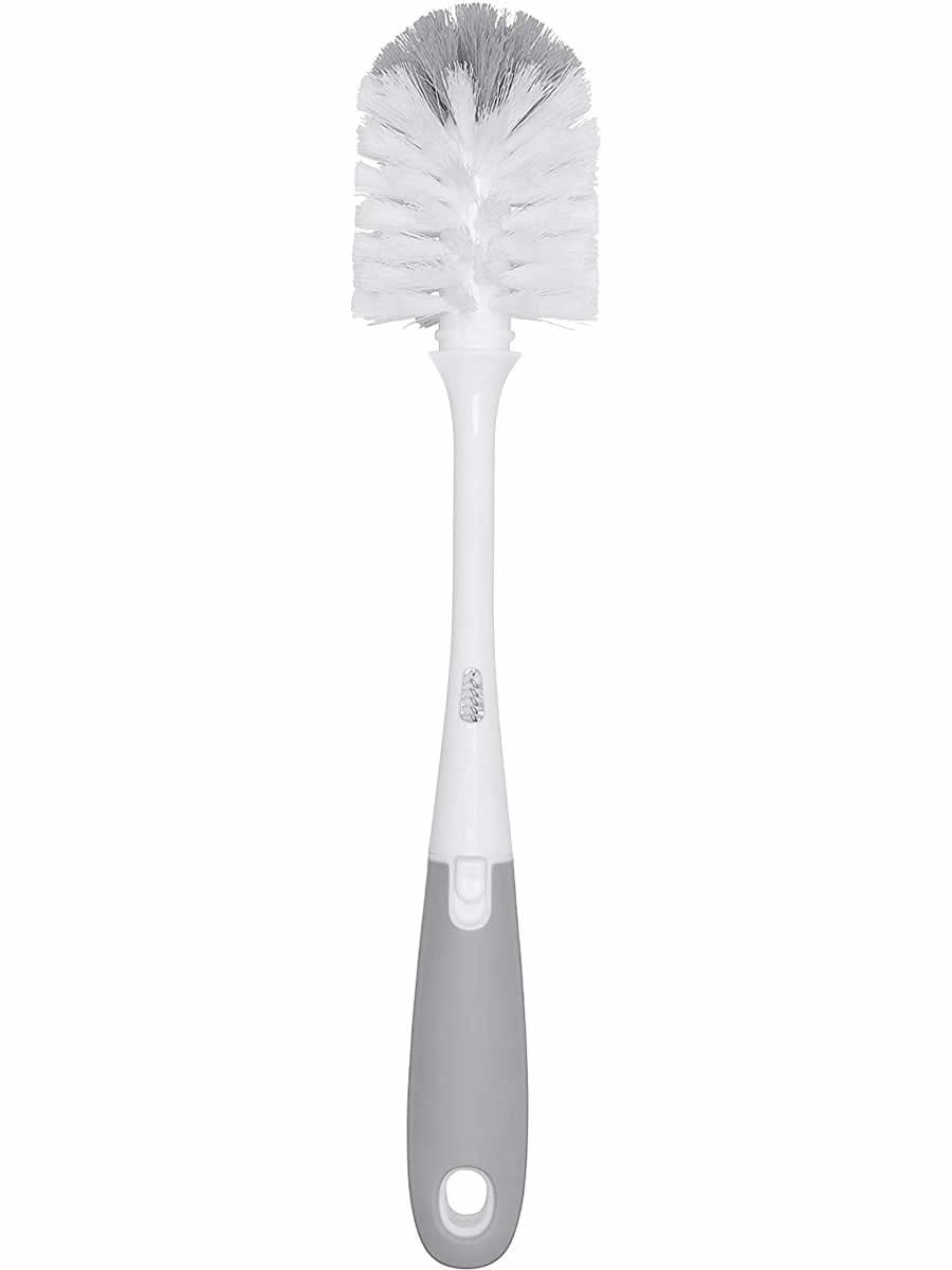 OXO Tot Bottle Brush with Nipple Cleaner & Stand - Gray