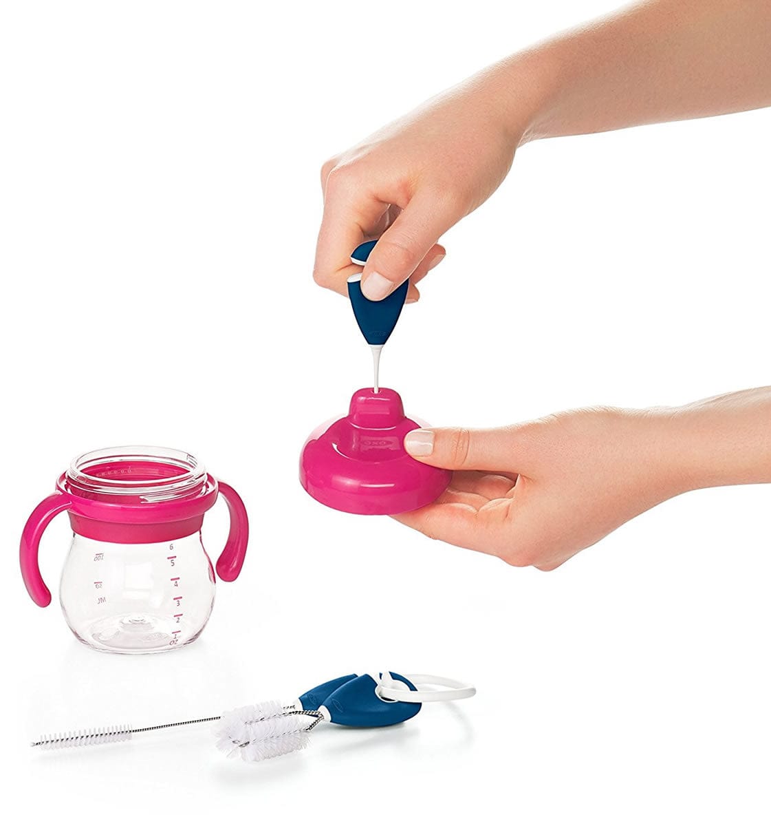 OXO Tot Cleaning Set For Straw & Sippy Cup - Navy - 62123300
