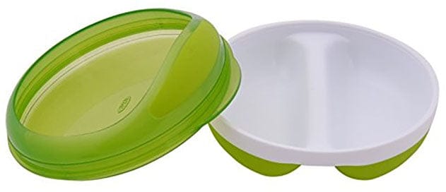 OXO Tot Divided Feeding Dish in Green - 6113900