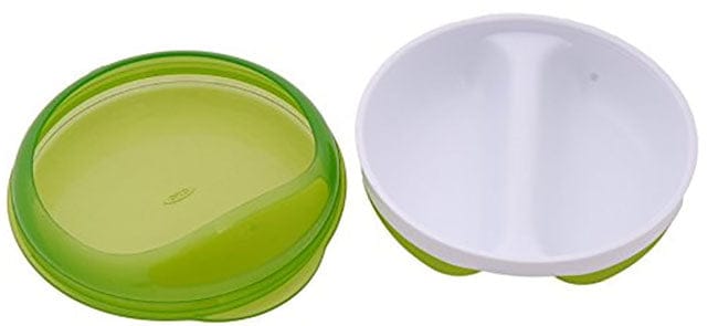 OXO Tot Divided Feeding Dish in Green - 6113900